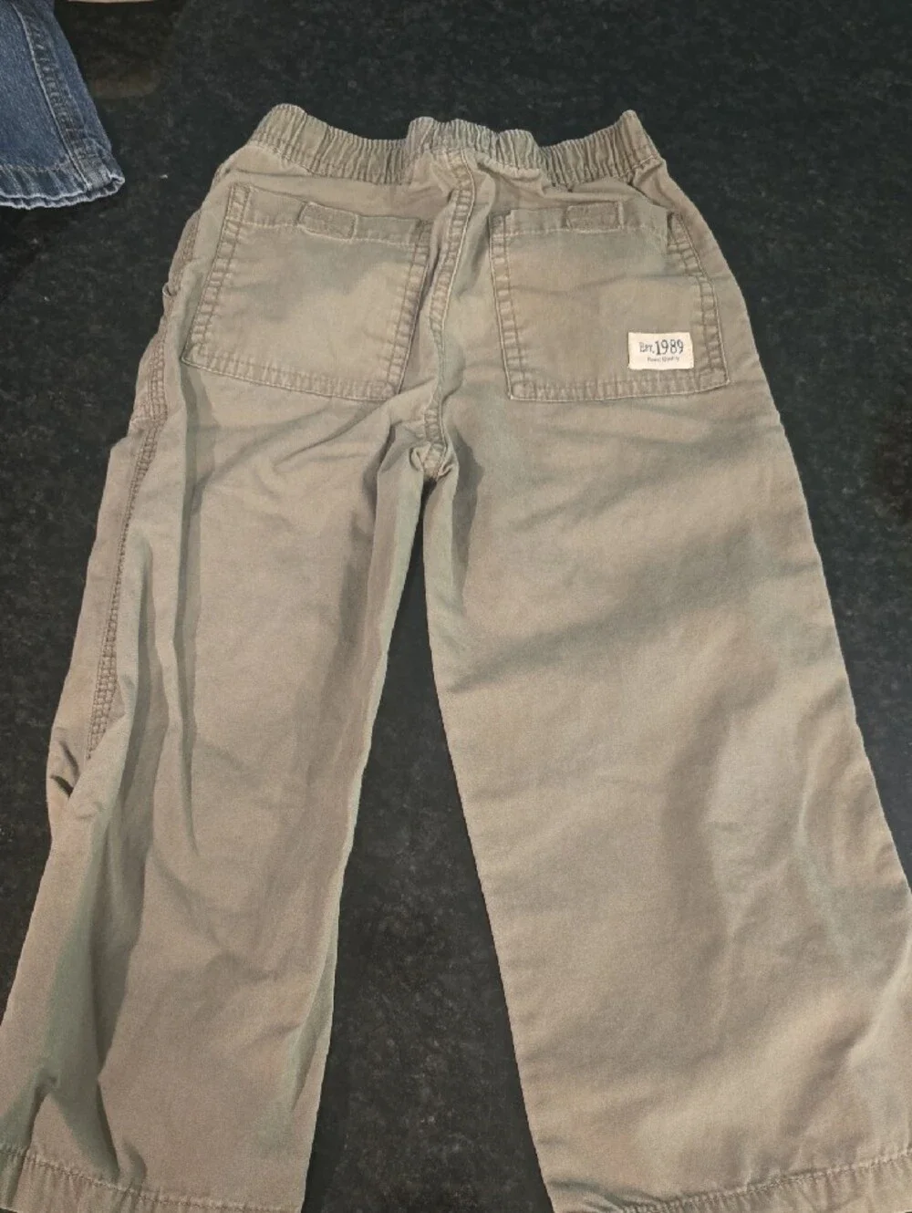 4t Boys Pant Lot Of 4. Kids Tan, Blue & Olive Casual Bottoms